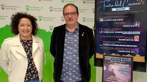 García y Aranda en la presentación del festival