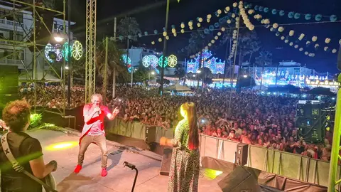 Camela en el concierto de El Morche