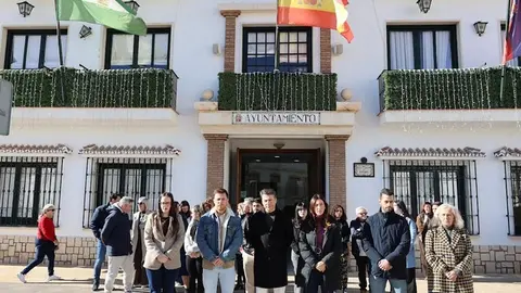 Minuto de silencio en Torrox