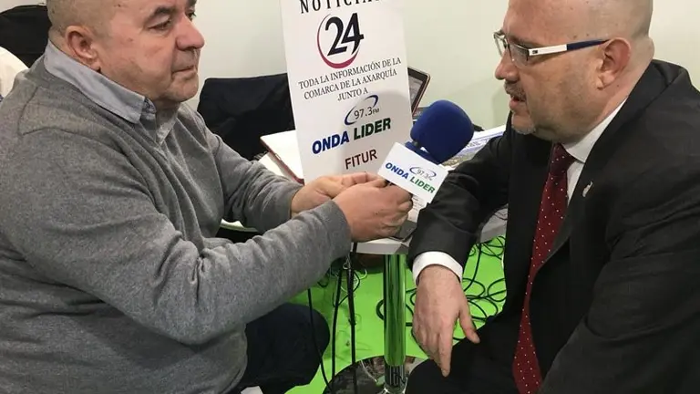 Ángel Luis Martínez con Jesús Atencia, Teniente alcalde de Torre del Mar