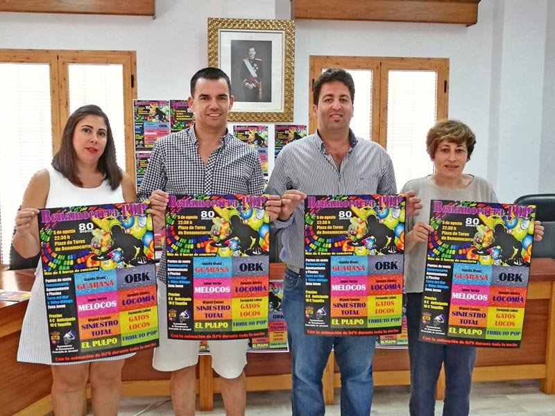 Presentación Concierto Benamocarra Pop 2017