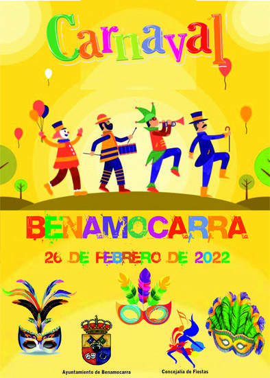Cartel Carnaval 2022 Benamocarra