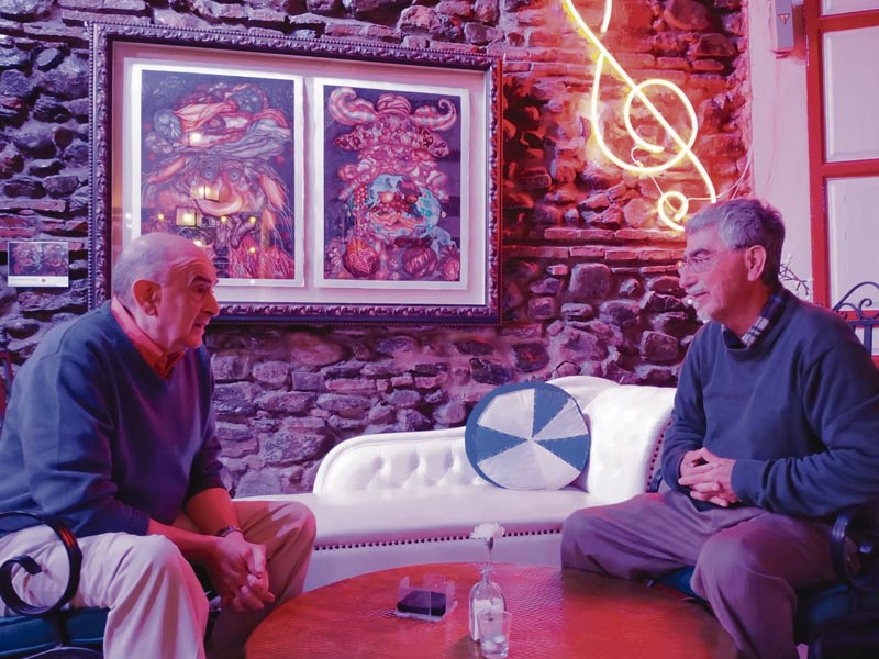 Antonio Belda con José Marcelo