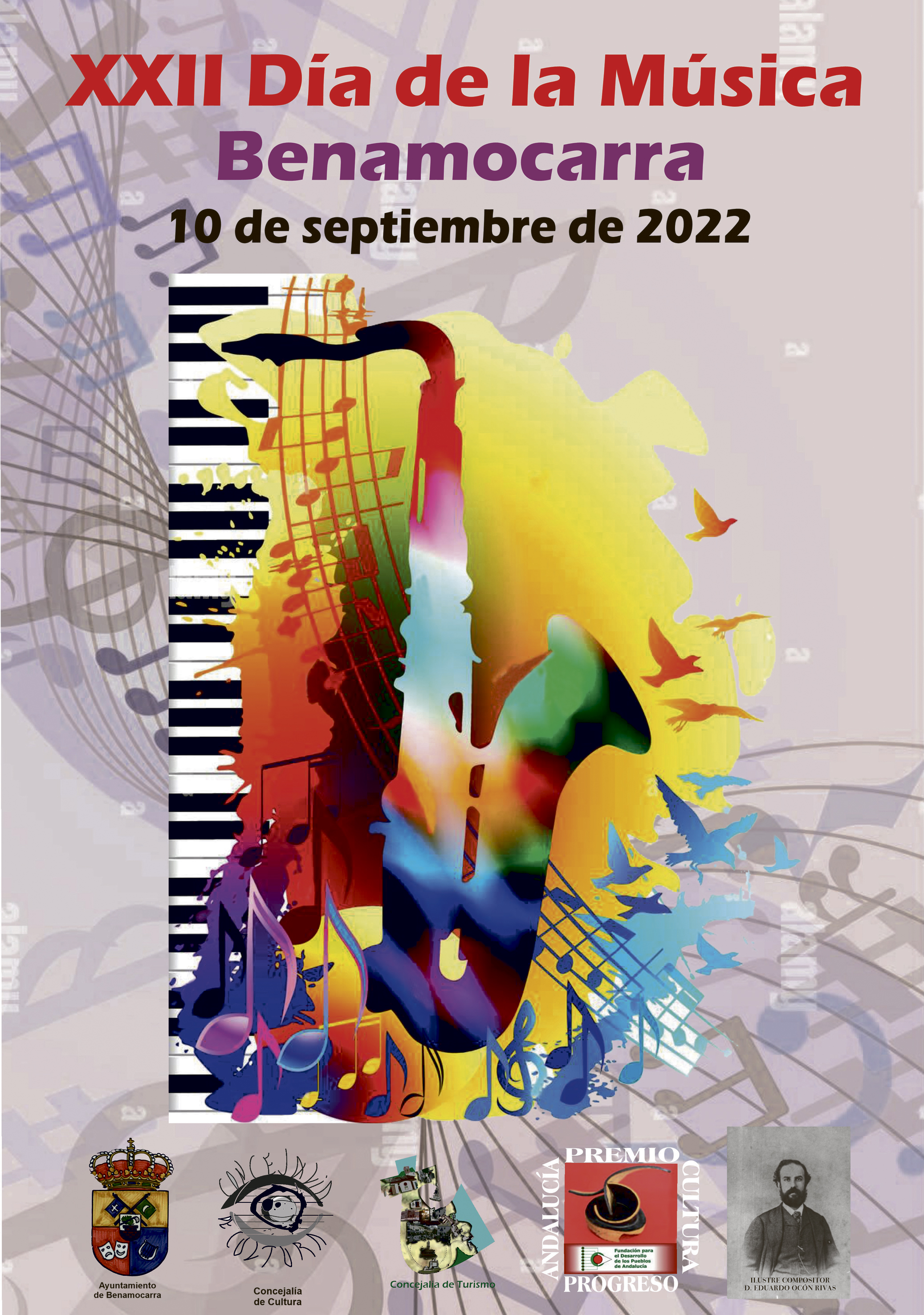 Cartel XXII Día de la Música 2022