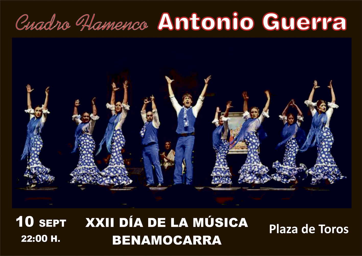 Cartel Cuadro Flamenco de Antonio Guerra