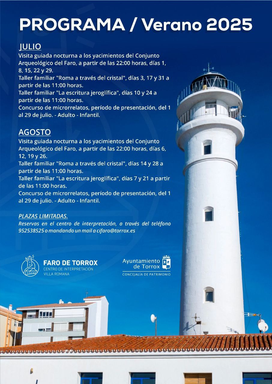 Programación Centro de Interpretación Faro de Torrox